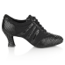 Ray Rose 418 Tiber | Black Croc Leather/Black Mesh
